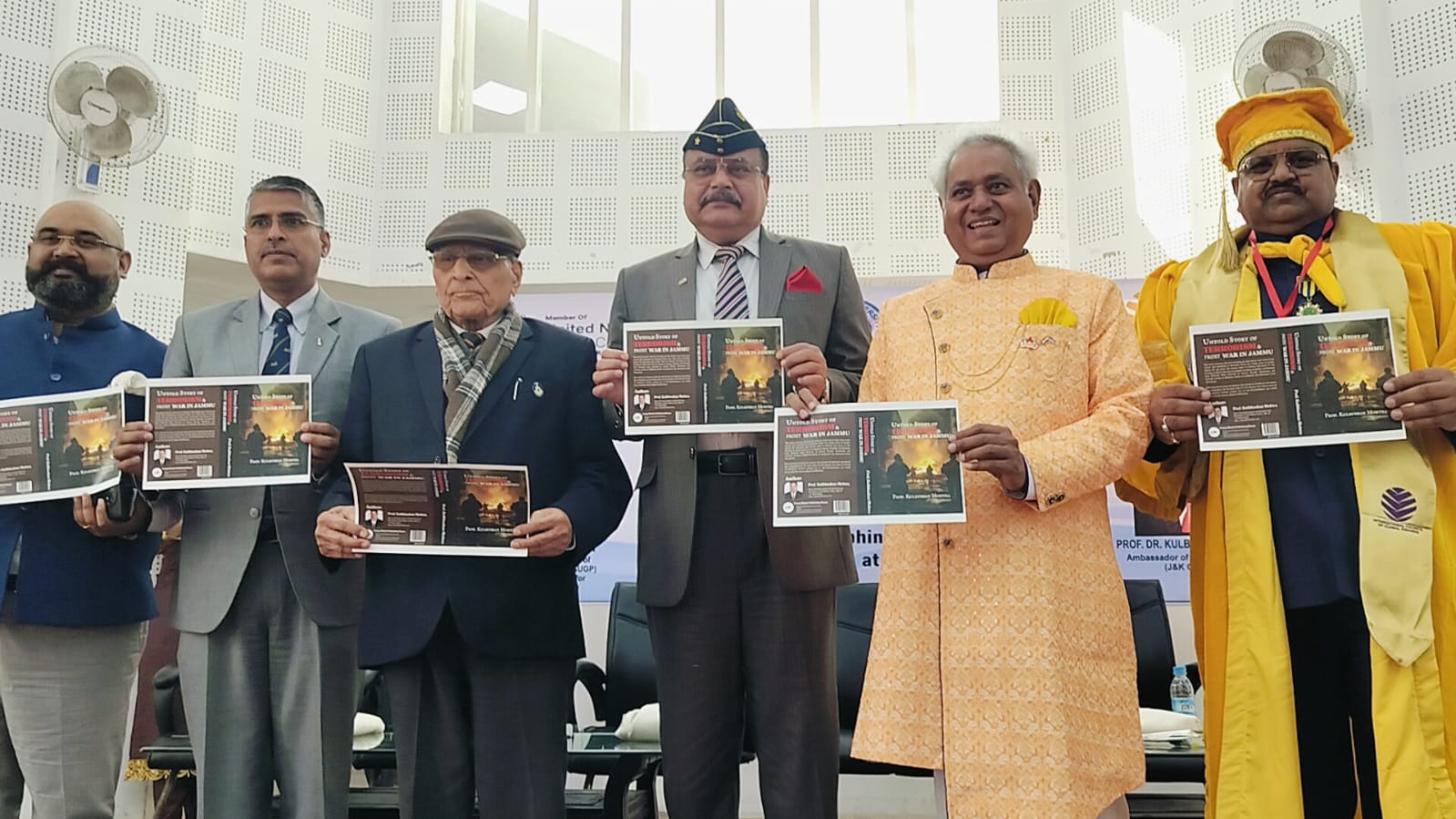 Function for award of hony PhD from American Global Peace University (AUGP) for Brigadier (Dr) Vijay Sagar Dheman