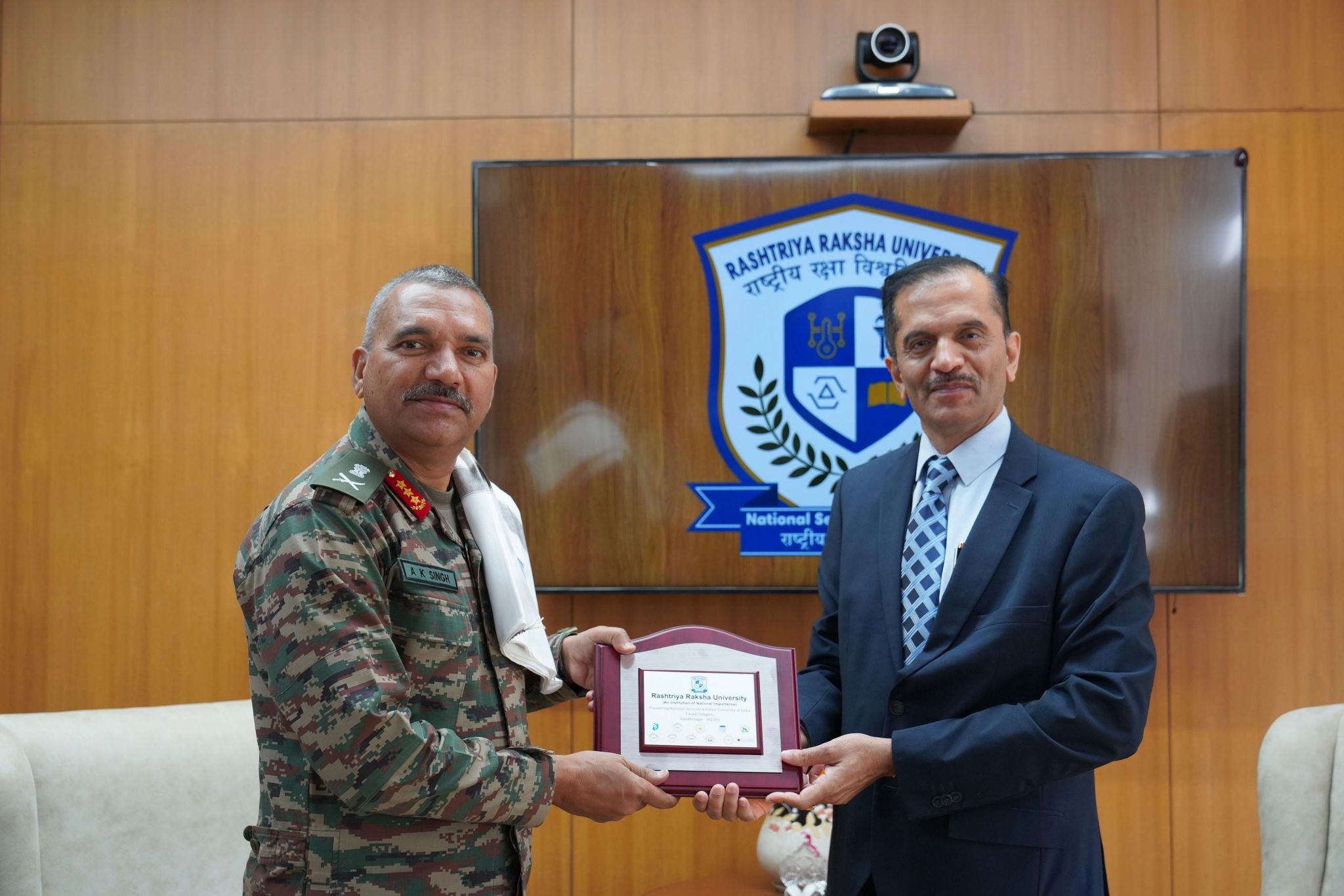 In the seamless synergy between the Indian Army’s GOC-IN-Southern Command and Rashtriya Raksha University..