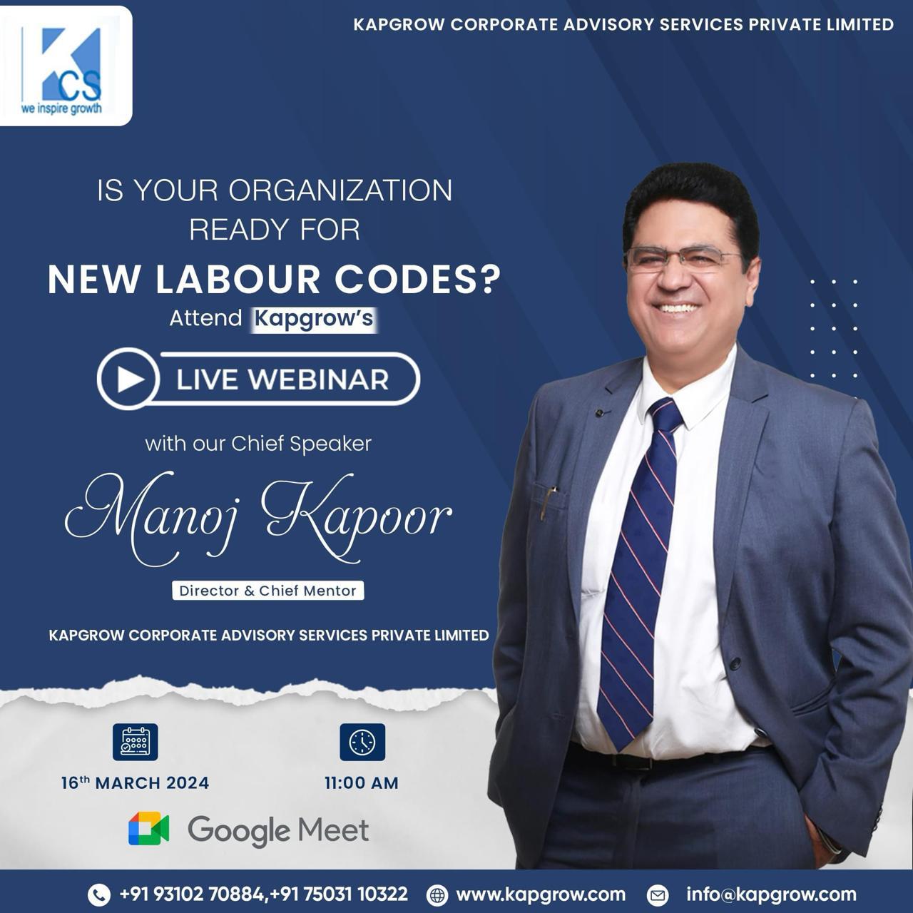 Do you know that your salary structure may change once the new Labour Codes become effective?