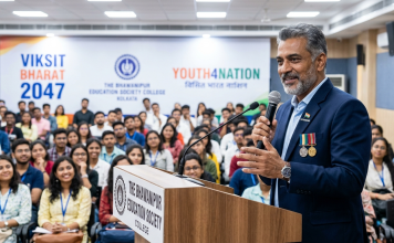 Empowering the Future. My Mission for ‘Viksit Bharat 2047’ through Surakshit Bharat Abhiyan and Youth4Nation keynote speaker,