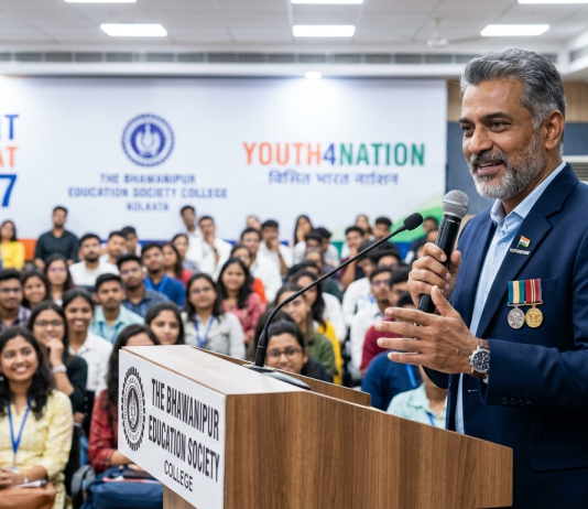 Empowering the Future. My Mission for ‘Viksit Bharat 2047’ through Surakshit Bharat Abhiyan and Youth4Nation keynote speaker,