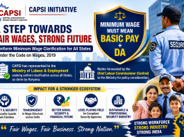 "A landmark labour policy initiative that could redefine wage transparency, social security benefits, industry competitiveness, and workforce management across India's private security sector."