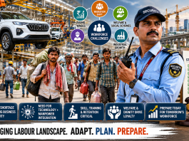 LabourMarket #IndiaGrowthStory #ManufacturingIndia #ViksitBharat2047 #WorkforceTransformation #HumanCapital #IndustrialDevelopment #SkillIndia #SecurityIndustry #SecurityManagement #GuardingServices #TechEnabledSecurity #SurakshitBharatAbhiyan #FutureOfWork #InfrastructureGrowth #BusinessStrategy #Leadership #Productivity #LossPrevention #SatyajitRoy