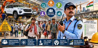 LabourMarket #IndiaGrowthStory #ManufacturingIndia #ViksitBharat2047 #WorkforceTransformation #HumanCapital #IndustrialDevelopment #SkillIndia #SecurityIndustry #SecurityManagement #GuardingServices #TechEnabledSecurity #SurakshitBharatAbhiyan #FutureOfWork #InfrastructureGrowth #BusinessStrategy #Leadership #Productivity #LossPrevention #SatyajitRoy